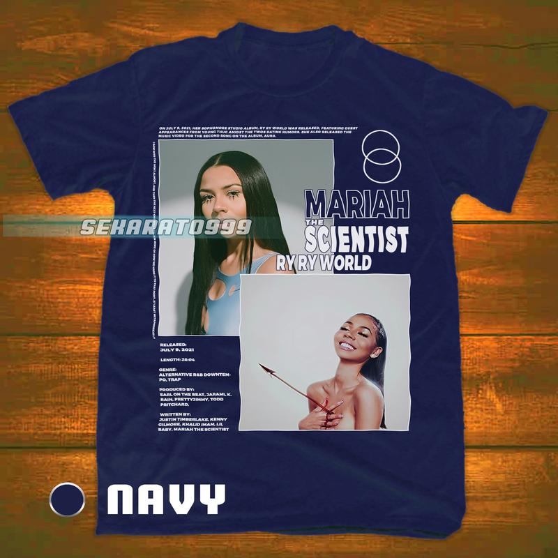 Vintage Style Bootleg Inspired Sweatshirt  Graphic Unisex Tee  Mariah The Scientist - Ry Ry World Hoodie, Aesthetic Pop Album Tee, Hip-Hop Fashion, Ch