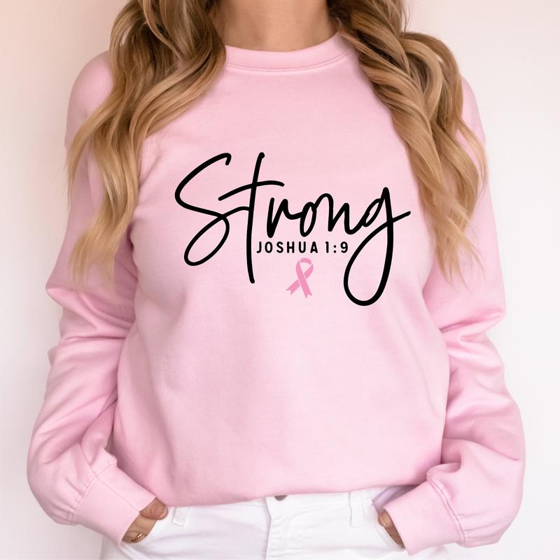Breast Cancer Survivor Tee Breast Cancer Sweatshirt Faith Sweatshirt Christian Apparel Breast Cancer Awareness Sweatshirt Cancer Gift Comfort Cotton T
