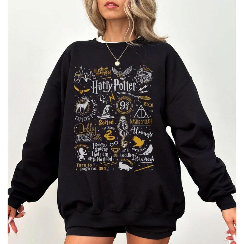 Harrry Pottter Quotes Shirt, Harrry Pottter Merch, HP Fan Gift, Vintage #Hogwarts House Shirt, Potterhead Shirt Gift, Magic World Shirt, Retro Wlzards