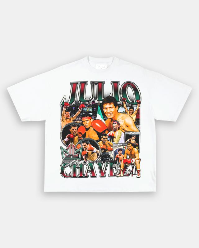 JULIO CESAR CHAVEZ TEE, Boxing T-shirt, Boxer Tee, Sports Shirt, Athletic Tee, Fitness Gift, Workout T-shirt Crewneck Clothing Cotton Menswear