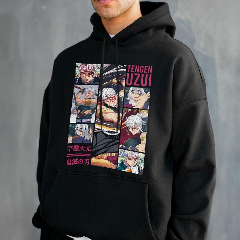 Tengen Uzui Shirt, Sound Hashira Sweatshirt Hoodie, Demon Slayer t-shirt, Kimetsu no Yaiba Shirt, Anime sweatshirt hoodie, Anime lover t-shirt Menswea