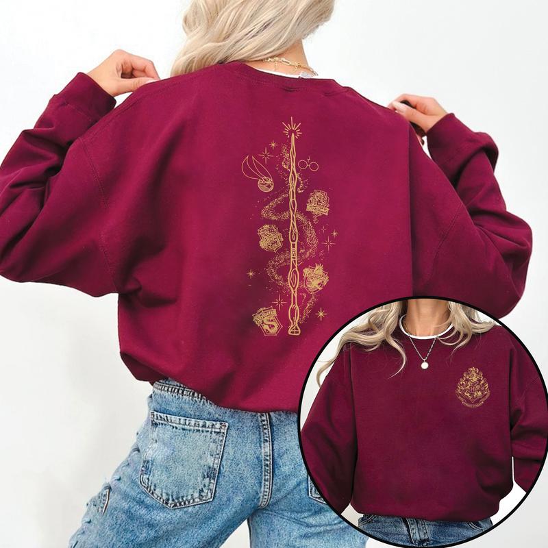 Hogwarts Shirt Wizard House Shirts Universal Studios Shirts For Family Wizard School Tshirt Wizarding World Sweatshirt Hp Fan Gift Shirt, T-shirt, Swe