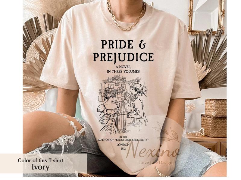 Pride and Prejudice tshirt, Jane Austen tshirt, Shirt For Book Lover, Literary Gift Bookish Gift, Long Sleeve Pemberley tshirt Sweatshirt, Hoodie, Com