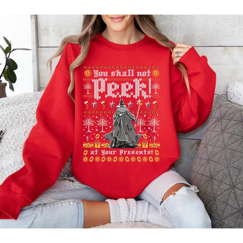 LOTR You Shalll Not Peek Gandalfff shirt Hoodie Sweatshirt