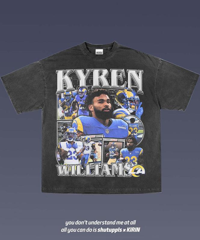 KYREN WILLIAMS 1.0 VINTAGE TEE  AMERICAN FOOTBALL  GIFT FOR FAN