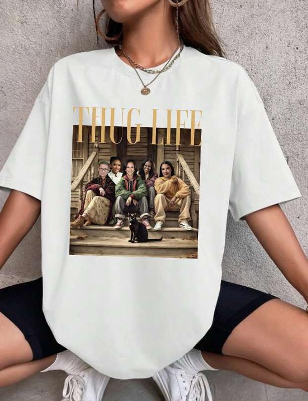 Thug Life Kamala Shirt, New Version Vote Shirt, Jasmine Thug Life Tee, Women Rights Shirt, Vote Blue