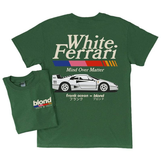 Frank Ocean BLOND WHITE FERRAR! v2 Short Sleeve Shirt Menswear