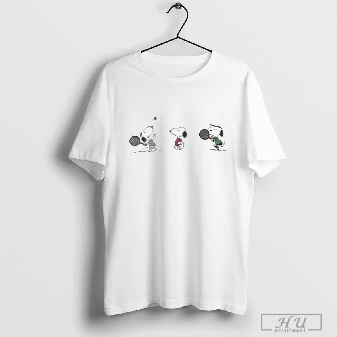 Peanuts Snoopy Tennis Shirt T Shirt Sweatshirt Poster