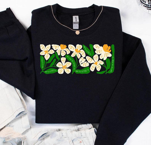 BoHo Style Floral FDT Shirt and Fvck His Voters Too Anti-Trump Sweatshirt - Fvck Trump Statement Pullover