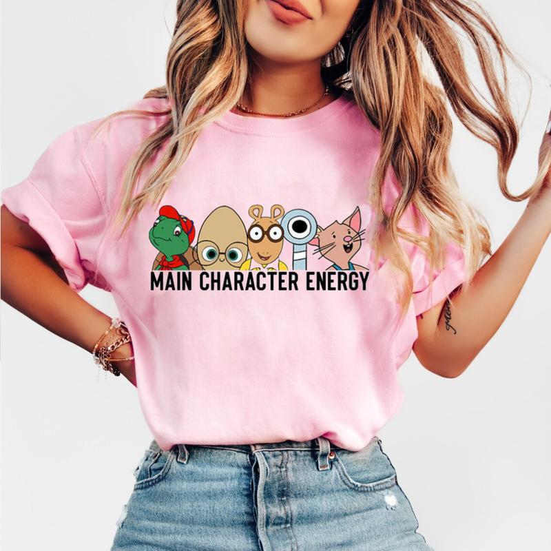 Main Character Energy Shirt, Book Character T-Shirt, Read More Book T-shirt, It's A Good Day To Read Tee, Children Books, Book Lover Gift, Bookworm Sh
