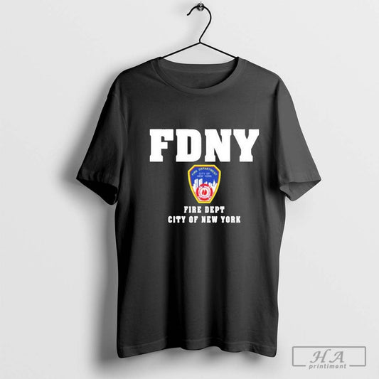 Pete Davidson Wearing Fdny Fire Dept Tu Of New York T-Shirt