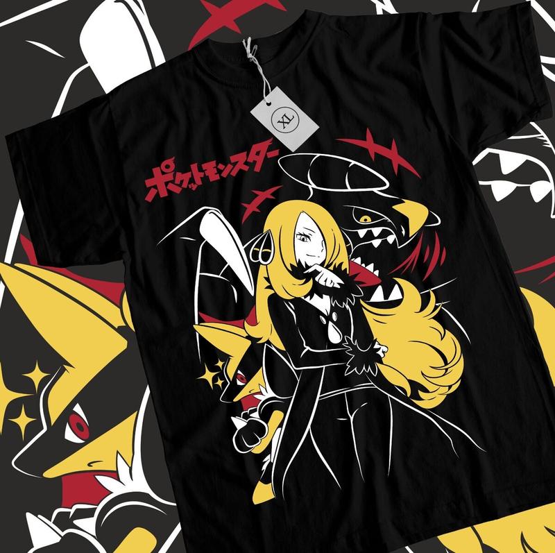 Unisex TShirt Otaku Kawaii Waifu Girl Anime Black Shirt Tee All Size