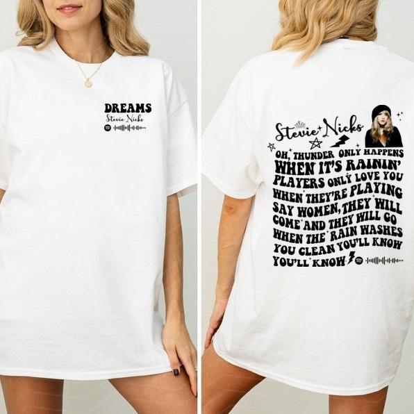 Stevie Dreams Shirt, Dreams Lyrics Sweatshirt, Stevie Tee Shirt, Stevie Nickss Fan Shirt, Stevie T-shirt, Gift For Fan
