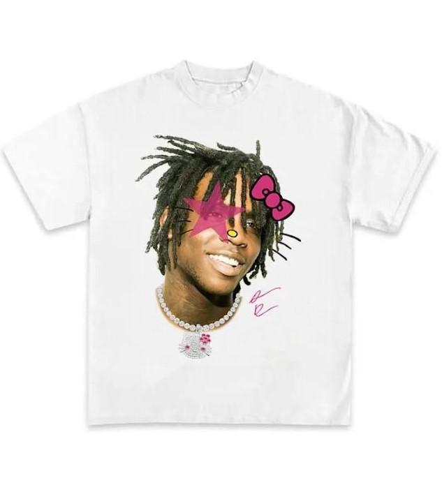 Chief kitty Keef star pink T Shirt Size S-4XL
