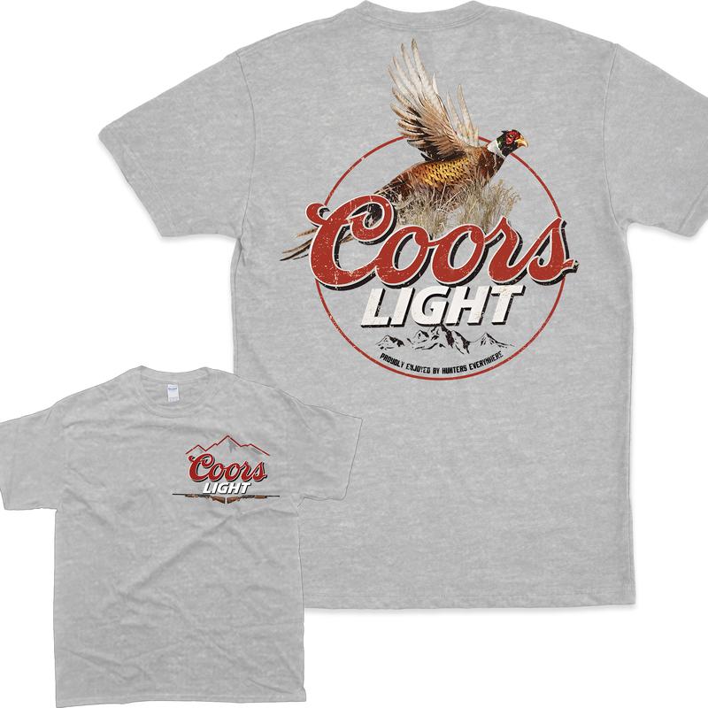 [Sale Up To 65%] Coors Light Pheasant T-Shirt, Full Color, Hoodie, Sweatshirt, T-Shirt, For Men, For Women