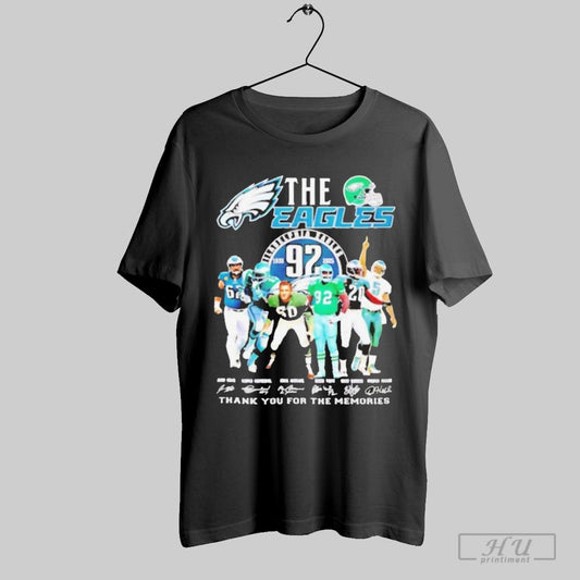 Philadelphia Eagles 92 Years Thank You For The Memories Signature Shirt