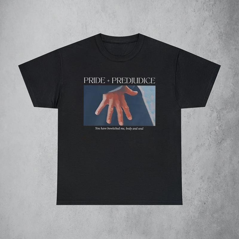 Pride & Prejudice Mr Darcy Jane Austen Bewitched Me Body and Soul Pemberly Sweatshirt Hand Flex  Crewneck   Pride And Prejudice Pemberley Sweatshirt