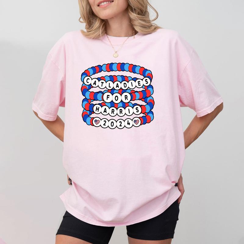 Cat Ladies for Harr1s Friendship Bracelet Support Female 2024 ShirtsSweatshirt