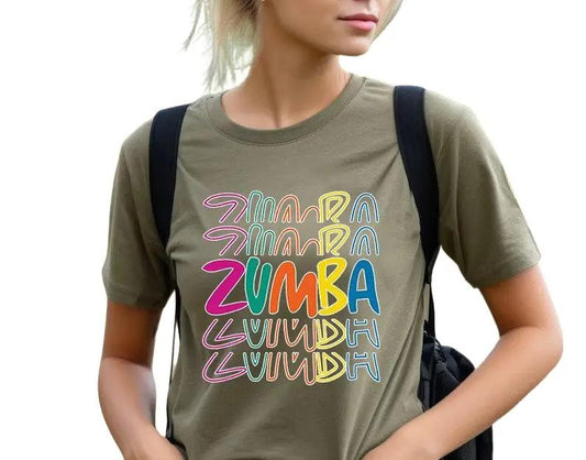 Zumba Tee, Sport Shirts, Shirts With Sayings, Workout Shirt, Dance Mom, Dancing Queen, Fitness Shirt, Unisex T-Shirt, Gifts For Female Male, Short Sle