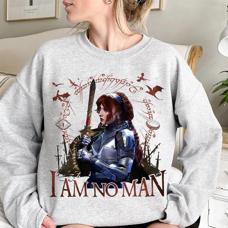 LOTR I am No Man 9 T shirt Hoodie Sweatshirt