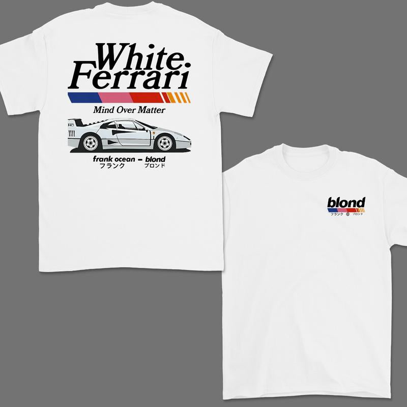 Frank Ocean BLOND WHITE FERRAR! v2 Short Sleeve Shirt Menswear