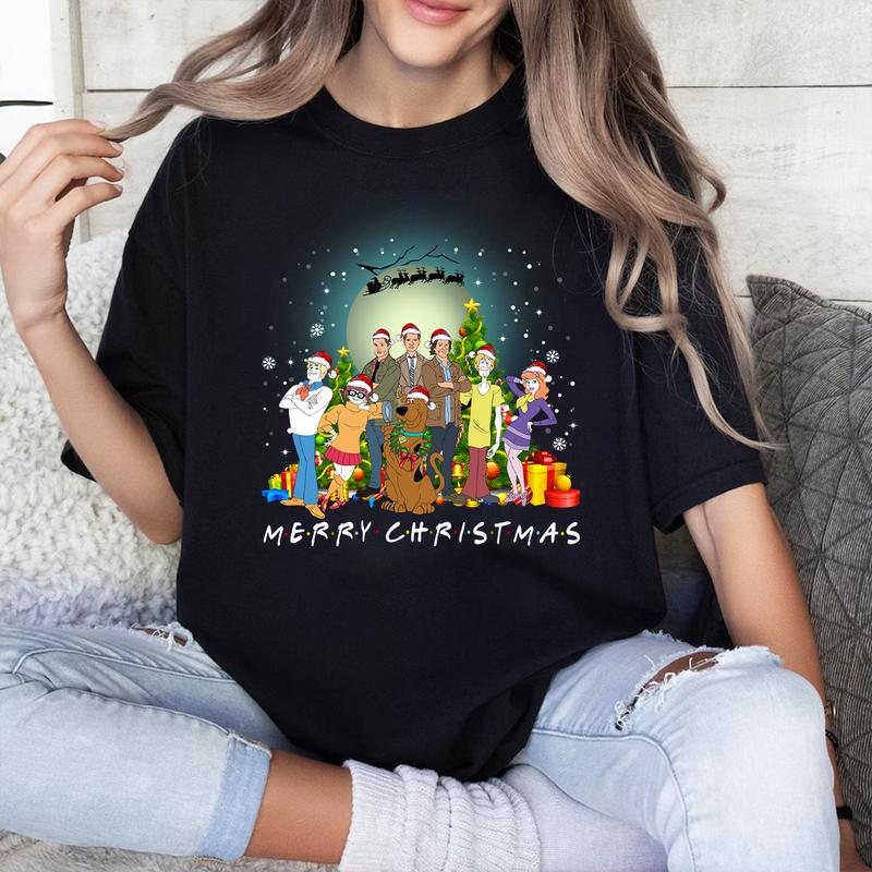 Supernatural Christmas T Shirt, Merry Christmas Supernatural T Shirt, Gift For Woman and Man Unisex T-Shirt Sweatshirt Hoodie