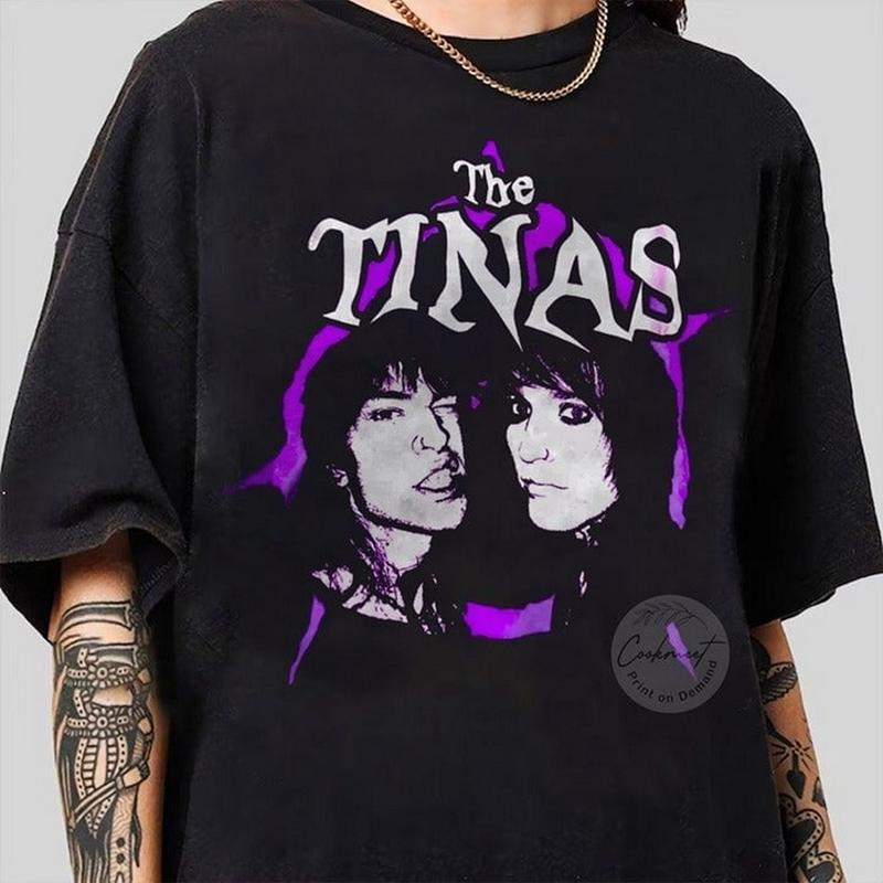 America's Favorite Ladies T-Shirt, The Tinas Jake Webber Johnnie Guilbert Shirt Cotton Crewneck Fabric Fit