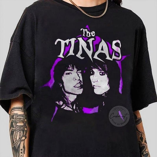 America's Favorite Ladies T-Shirt, The Tinas Jake Webber Johnnie Guilbert Shirt Cotton Crewneck Fabric Fit