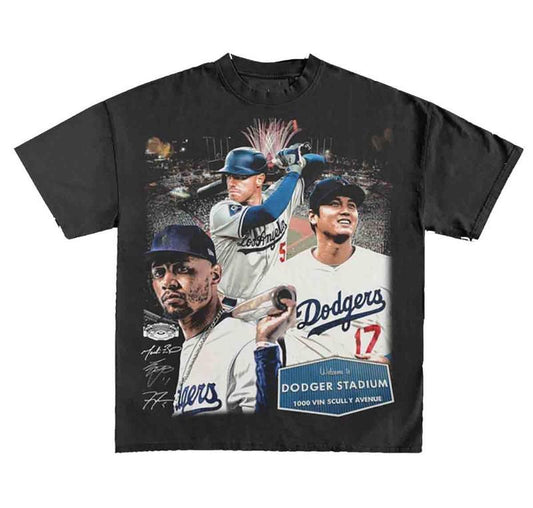 Dodger Top Three Shirt  Baseball Shirt Game Day Graphic Tee Casual Sport Shirt Trendy Fan Gear Perfect Gift for Baseball Fans, Short Sleeve Summer Fas