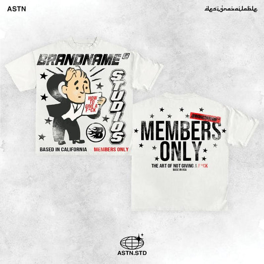 Y2K Graphic How To Give A Fck Personalize Printed Tshirt Casual Cotton