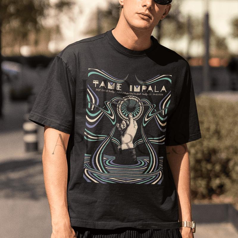 Limited Tame Impala T-Shirt Borderline T-Shirt The Less I Know Better Currents T-Shirt Let It Happen T-Shirt Arctic Monkeys Tshirt, Clothing