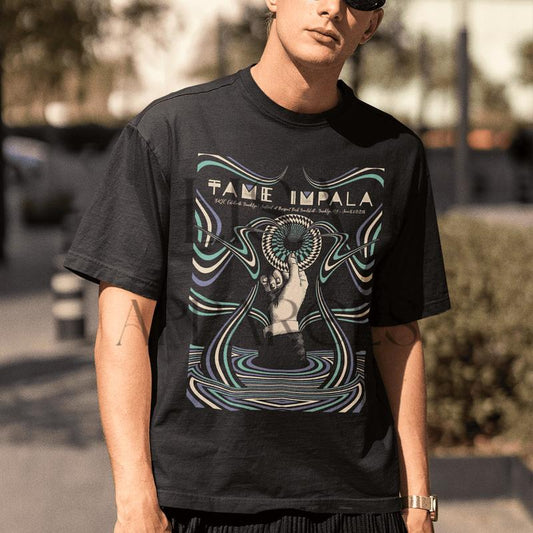 Limited Tame Impala T-Shirt Borderline T-Shirt The Less I Know Better Currents T-Shirt Let It Happen T-Shirt Arctic Monkeys Tshirt, Clothing