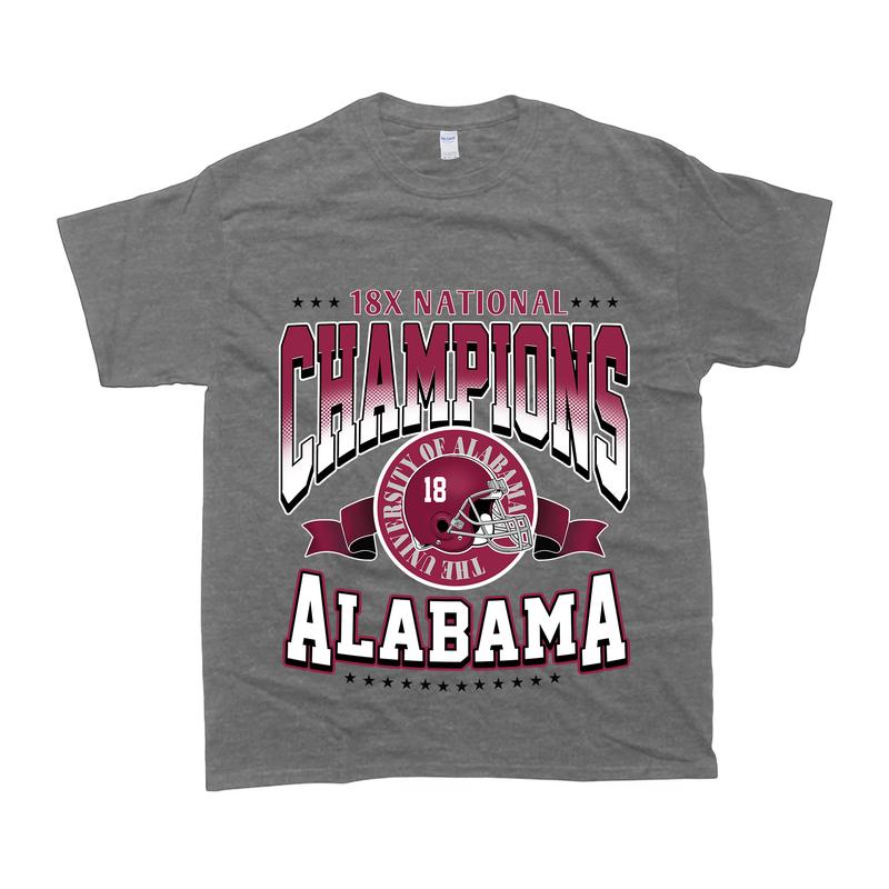 Alabama Crimson Tide Champs Locker Vintage Style T-Shirt