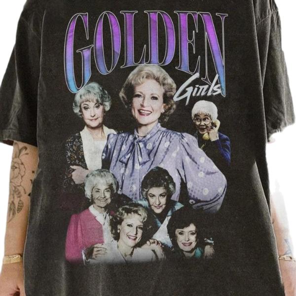 Golden Girls Shirt, Golden Girls 80s T-Shirt, 80s TV Sitcom Shirt, Vintage Gift For Women Cotton Fit