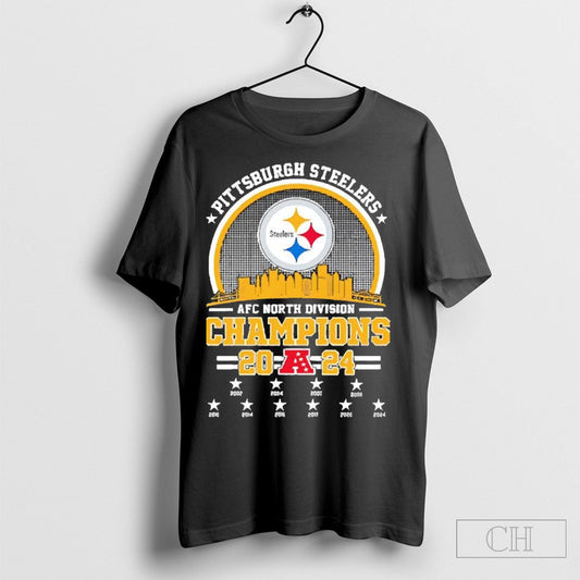Pittsburgh Steelers 2024 Afc North Division Champions 10 Time Unisex T Shirt Sweater