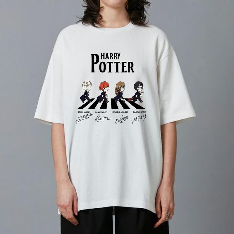 HP Characters Sweatshirt Hoodie Shirt, gift for fan Cotton Menswear Relaxed Fit Sweaters Tee