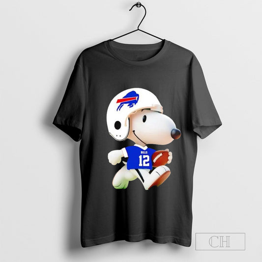Peanuts Snoopy Josh Allen Buffalo Bills shirt