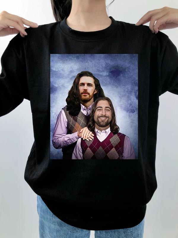 Hozier And Noah Step Brothers Comfort Shirt, Meme Step Brothers Shirt, Trendy Bootleg Shirt, Gift For Him, Gift For Her photo shirt, Cotton Fashion  T