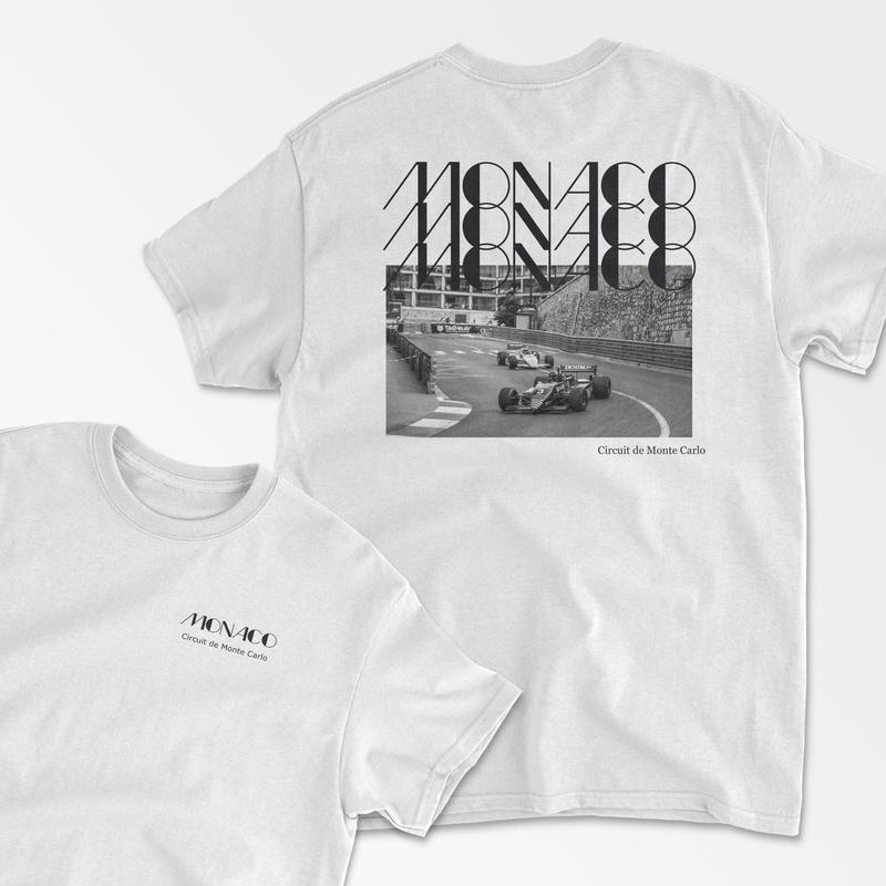 Monaco F1 T-shirt DRG Formula Racing Tee Circuit De Monte Carlo F1 Gift Racing Inspired T-Shirt Aesthetic Racing Clothing wompwompmrcomershirt