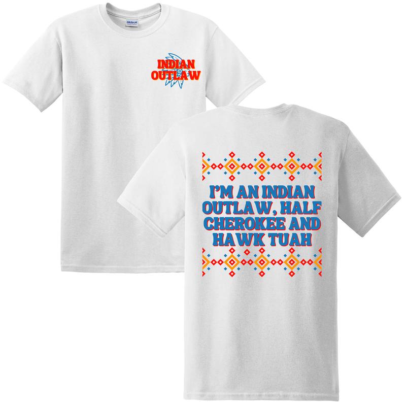 Hawk Tuah 24 T-Shirt Funny Southern America Sassy Spit On That Thang, Double Sided Version, Casual Cotton T-Shirts