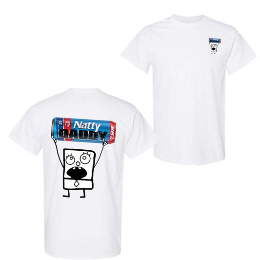 Doodlebob Natty Daddy 2 Sided T-Shirt, Funny Drinking T-Shirt, Summer T-Shirt, Unisex T-Shirt, For Men, For Women, Gift For All Menswear Top