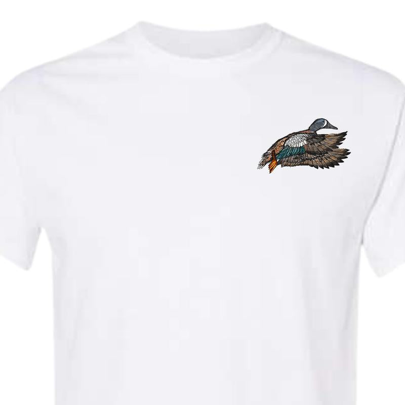 Unisex Menswear Barstool Outdoors Duck Hunt Ii T-Shirt - 2 Side Tshirt for Men for Women in Summer, Trendy Shirt, Unisex T-Shirt, Full Size, Full Colo