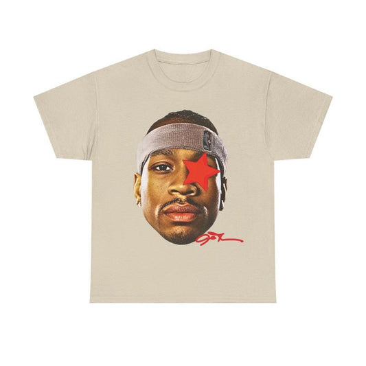 Allen Iverson Inspired Basketball Graphic Tee, tee fans, graphic basketball, basketball fan, team usa, sport tee Soft Cotton Unisex Basketball Crewnec