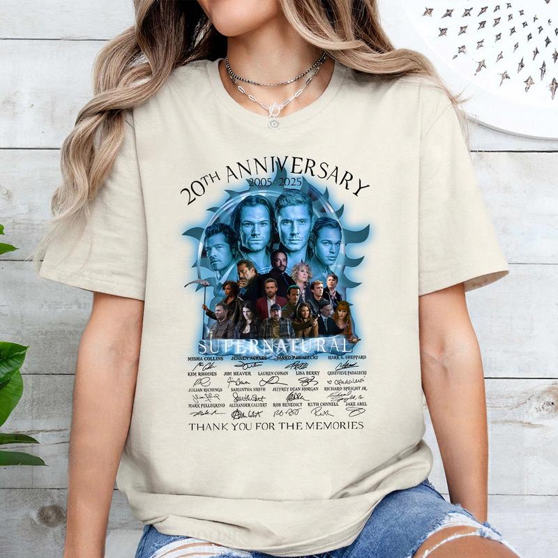 Supernatural T Shirt, Dean Sam T Shirt,  Gift For Woman and Man Unisex T-Shirt Sweatshirt Hoodie Casual Cotton