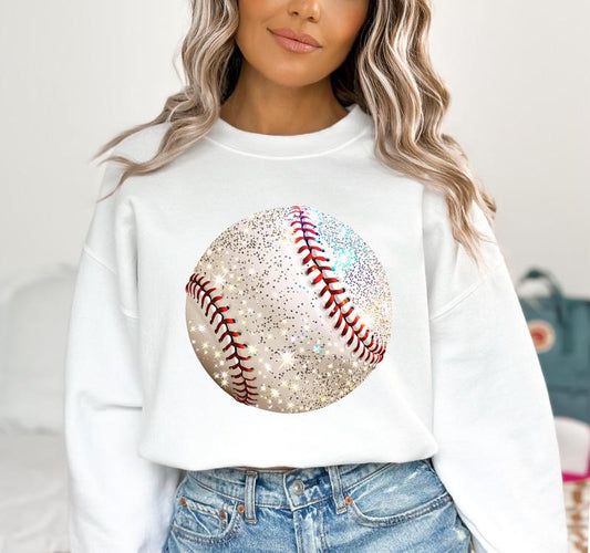 Baseball Graphic Printed Shirt, Baseball Game day Sweater, Baseball Mama, Baseball Girly, Baseball mom, Full Sizes, Full Colors, Cotton Round Neck Tee