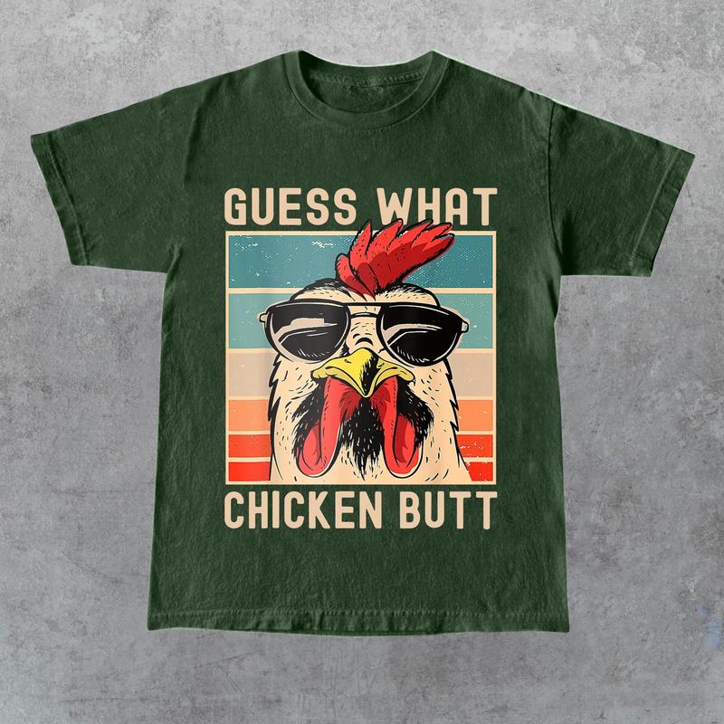 Guess What Chicken Butt Shirt, Funny Chicken Meme T-Shirt, Unisex Shirt, Gift For Women, Gift For Men, Shirt For Women, Shirt For Men, shirt summer se
