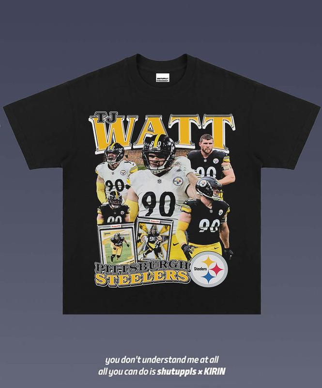 TJ Watt 1.0 Graphic Tee  American Football  Gift For Fan