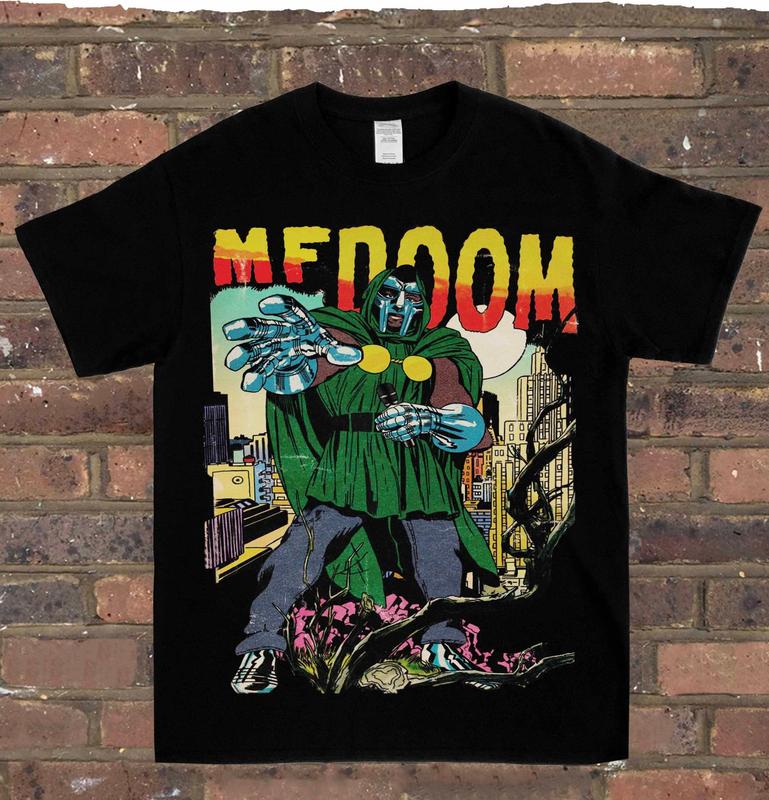 MF Doom Supervillain Retro Comic T-Shirt