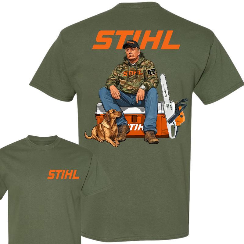 STIHL Trump hunting shirt, 47th president Trumpp Supporter shirt, Stihl Trump won 2024 shirt  for men and women