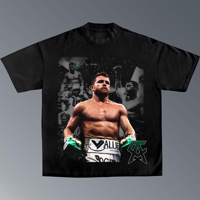 CANELO ALVAREZ TEE, Boxing T-shirt, Boxer Tee, Sports Shirt, Athletic Tee, Fitness Gift, Workout T-shirt Streetwear Crewneck Clothing